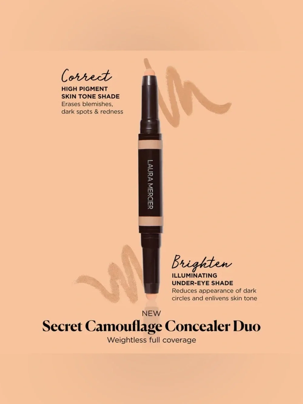 Laura Mercier Secret Camouflage Brighten and Correct Duo - 2N - NIB